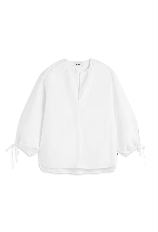 Blouses lange mouw wit ECOALF