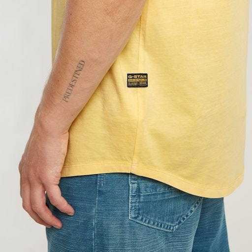 T-shirts korte mouw geel G-Star Raw
