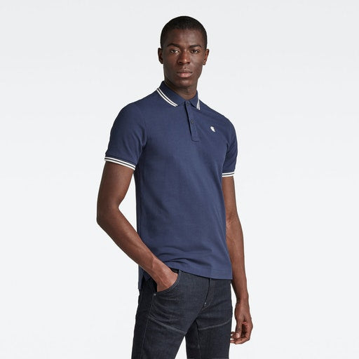 Polo's korte mouw blauw G-Star Raw