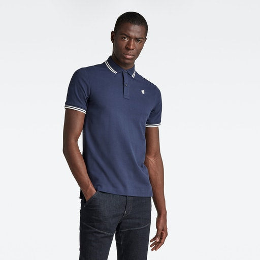 Polo's korte mouw blauw G-Star Raw