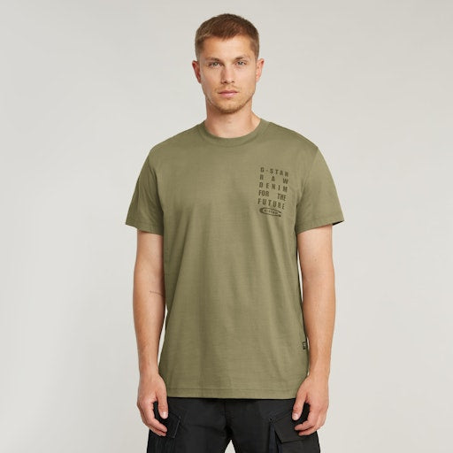 T-shirts korte mouw groen G-Star Raw