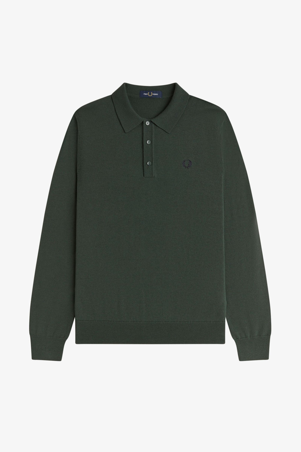 Polo's lange mouw groen Fred Perry