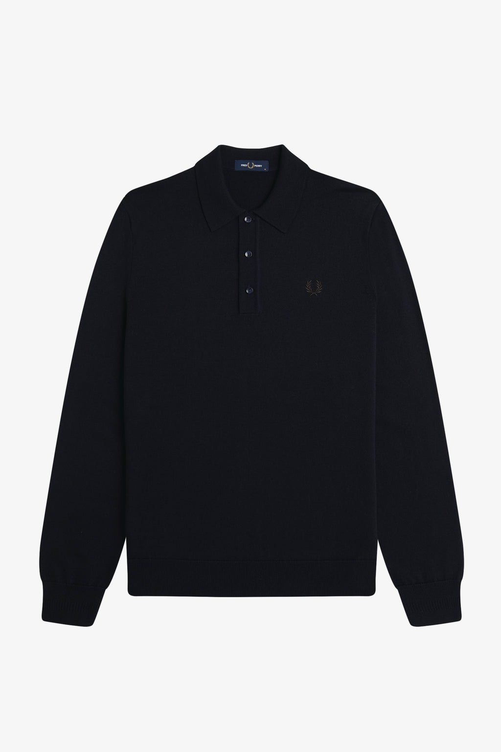 Polo's lange mouw navy Fred Perry