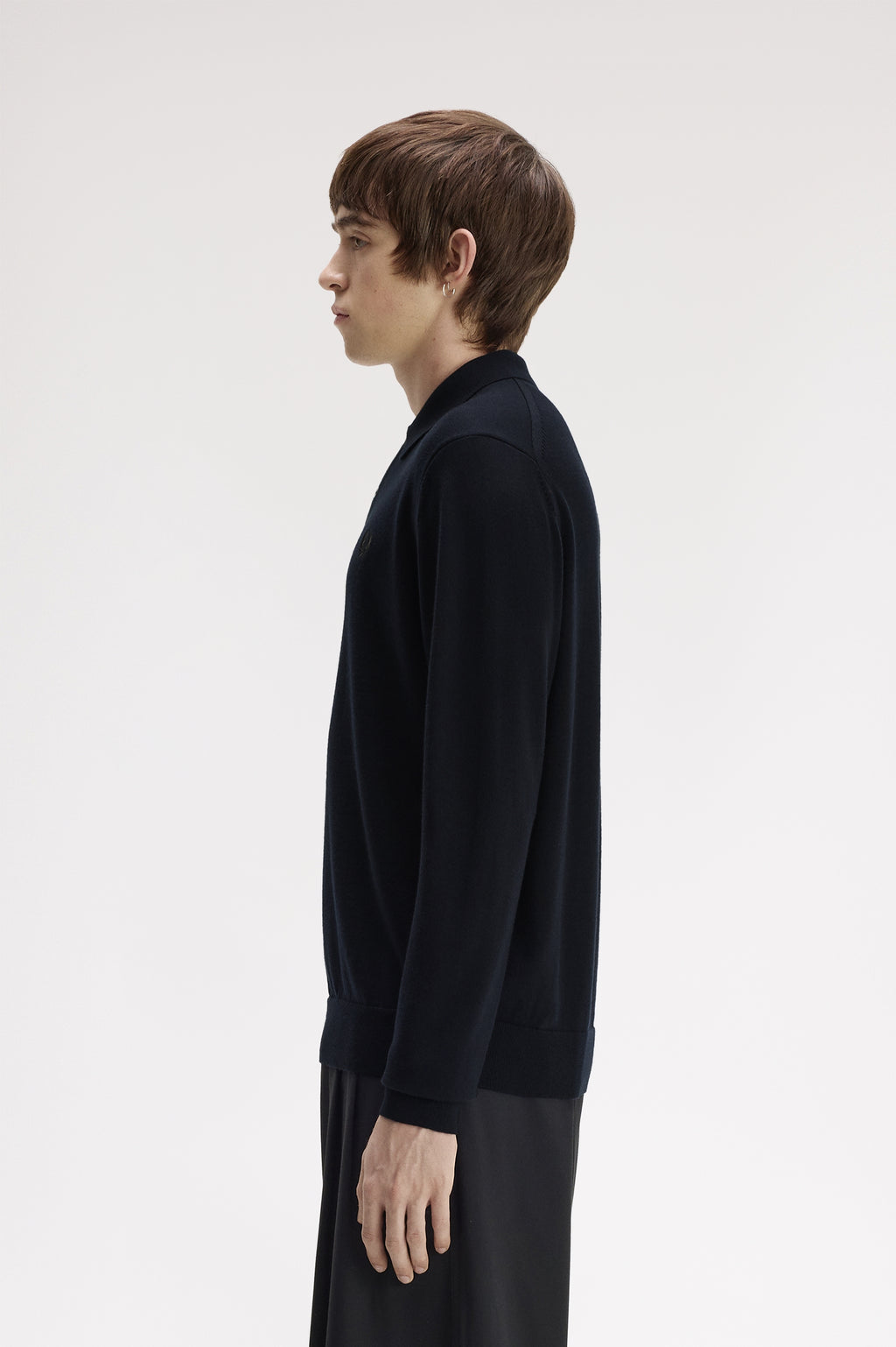 Polo's lange mouw navy Fred Perry