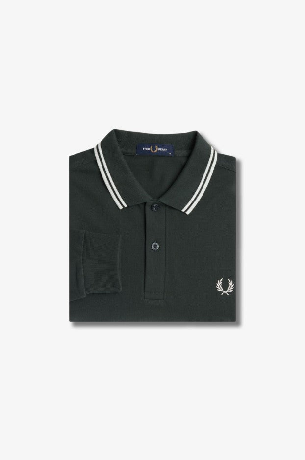 Polo's lange mouw groen Fred Perry