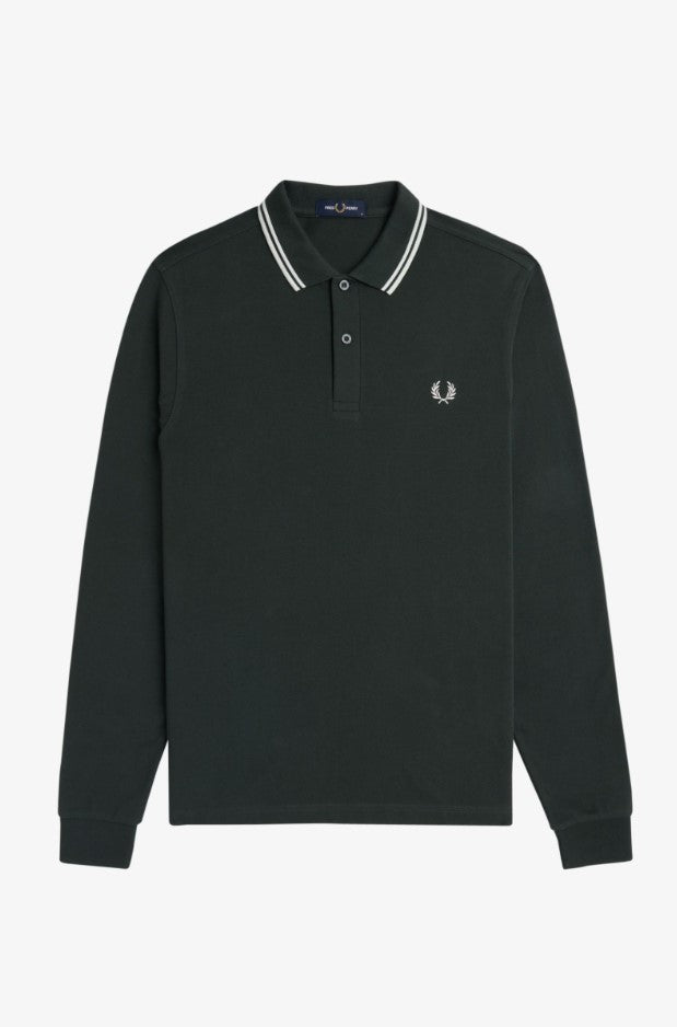 Polo's lange mouw groen Fred Perry