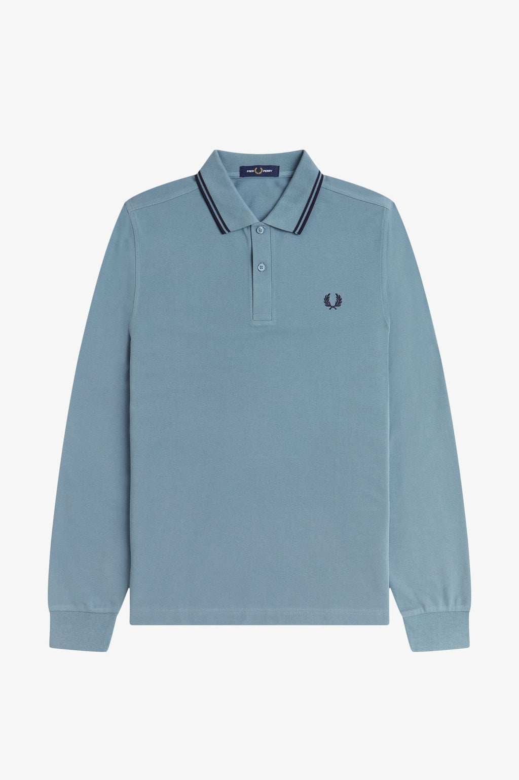 Polo's lange mouw blauw Fred Perry