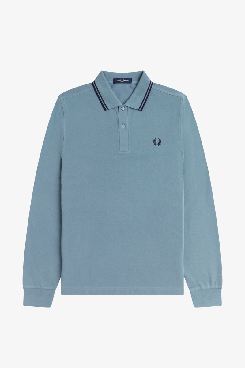 Polo's lange mouw blauw Fred Perry