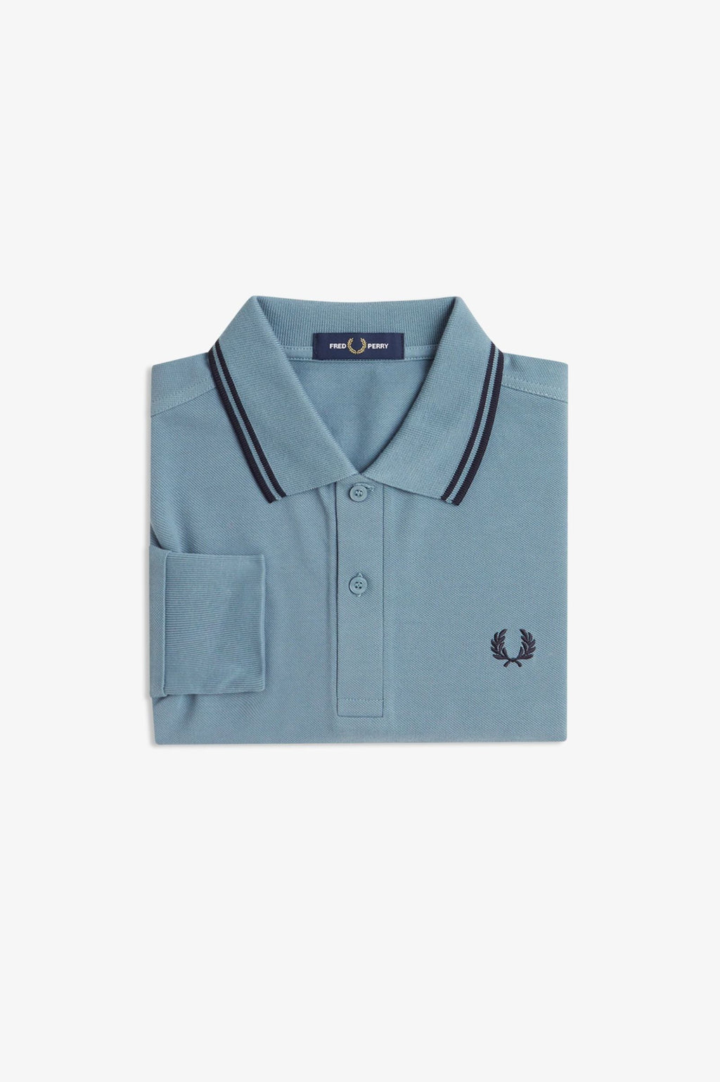 Polo's lange mouw blauw Fred Perry