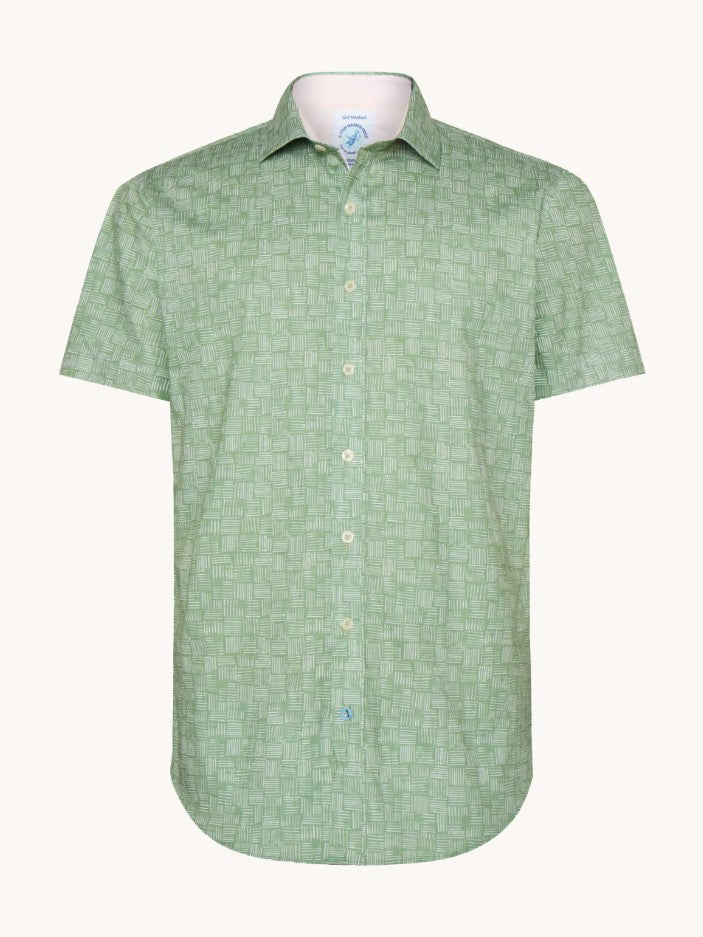 Hemden korte mouw groen A Fish Named Fred