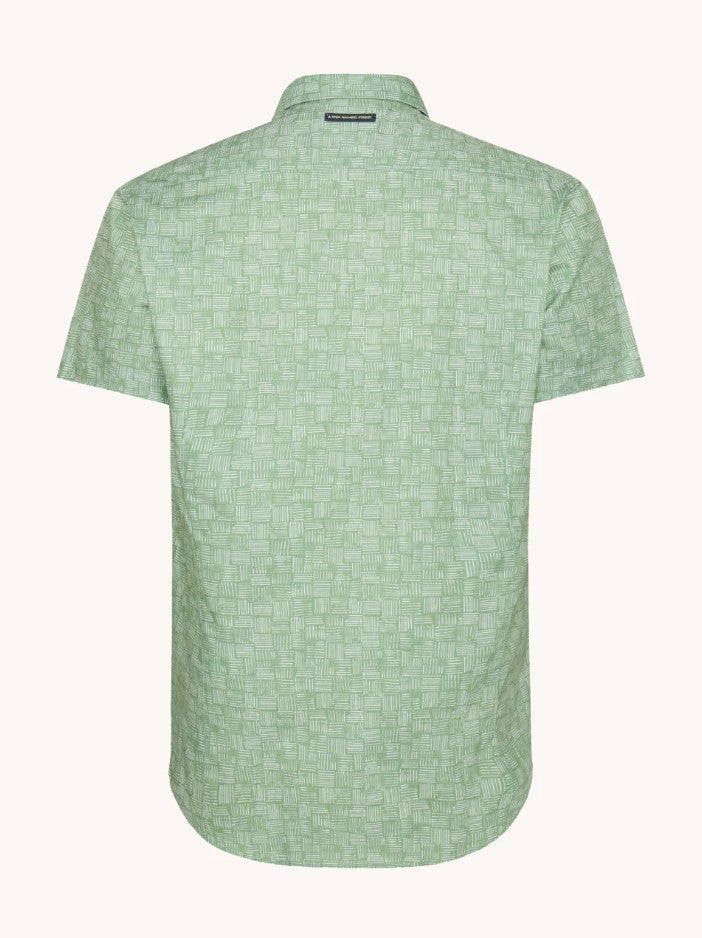 Hemden korte mouw groen A Fish Named Fred