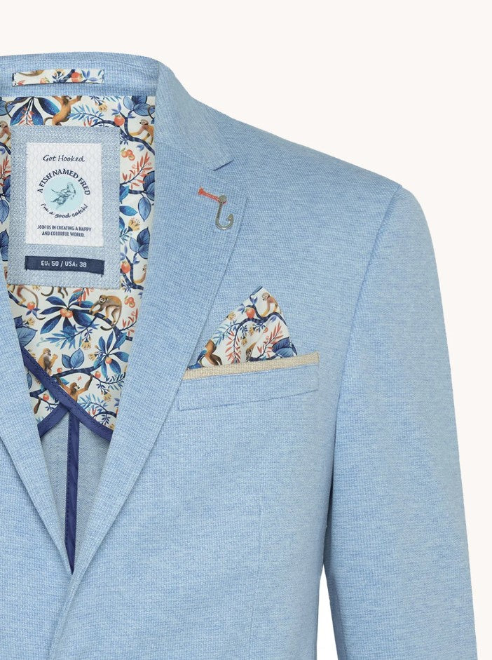 Blazers blauw A Fish Named Fred