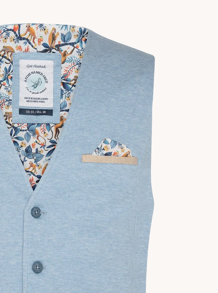Gilets blauw A Fish Named Fred