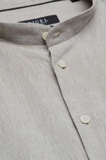 Hemden lange mouw beige DIGEL