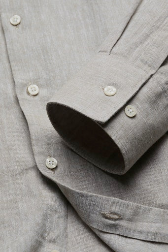 Hemden lange mouw beige DIGEL