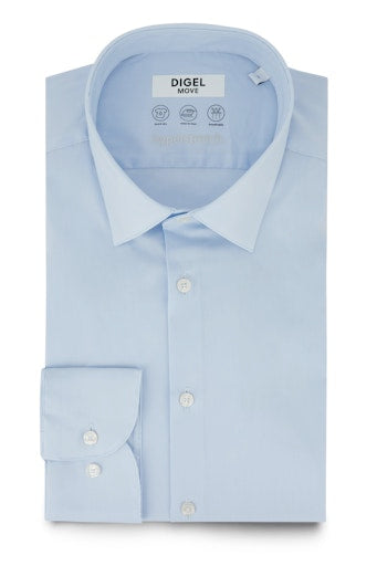 Hemden lange mouw blauw DIGEL MOVE