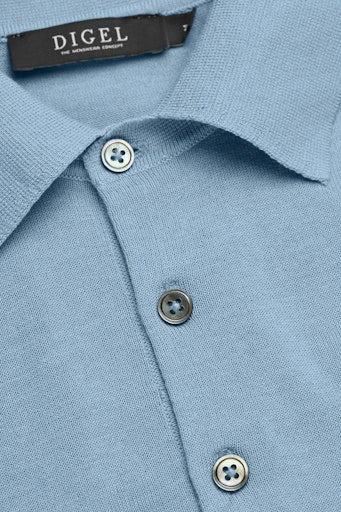 Polo's korte mouw blauw DIGEL