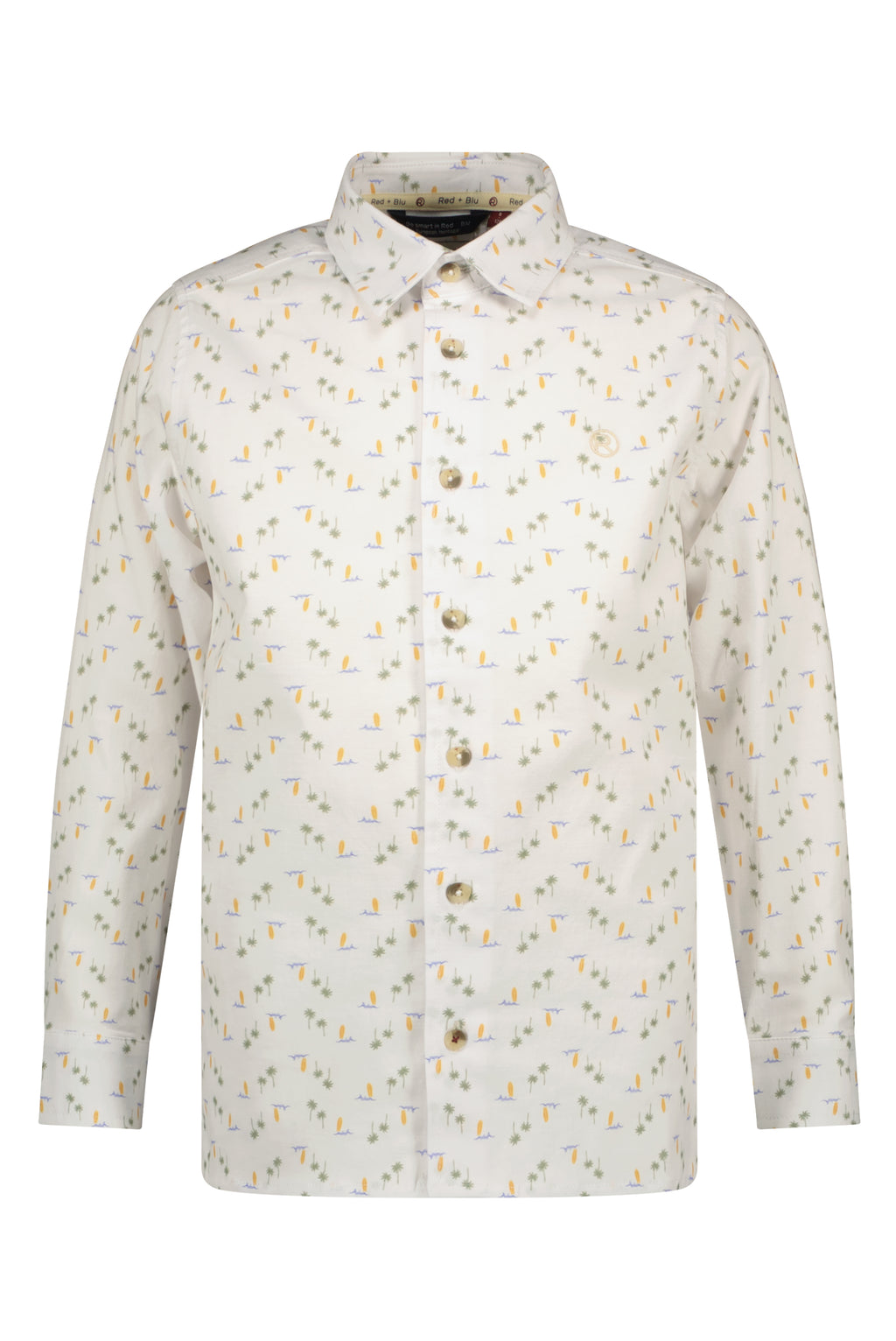 Hemden lange mouw multicolor Red + Blu