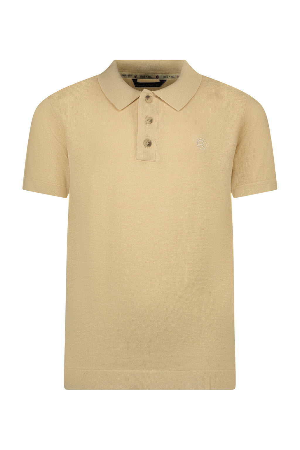 Polo's korte mouw beige Red + Blu
