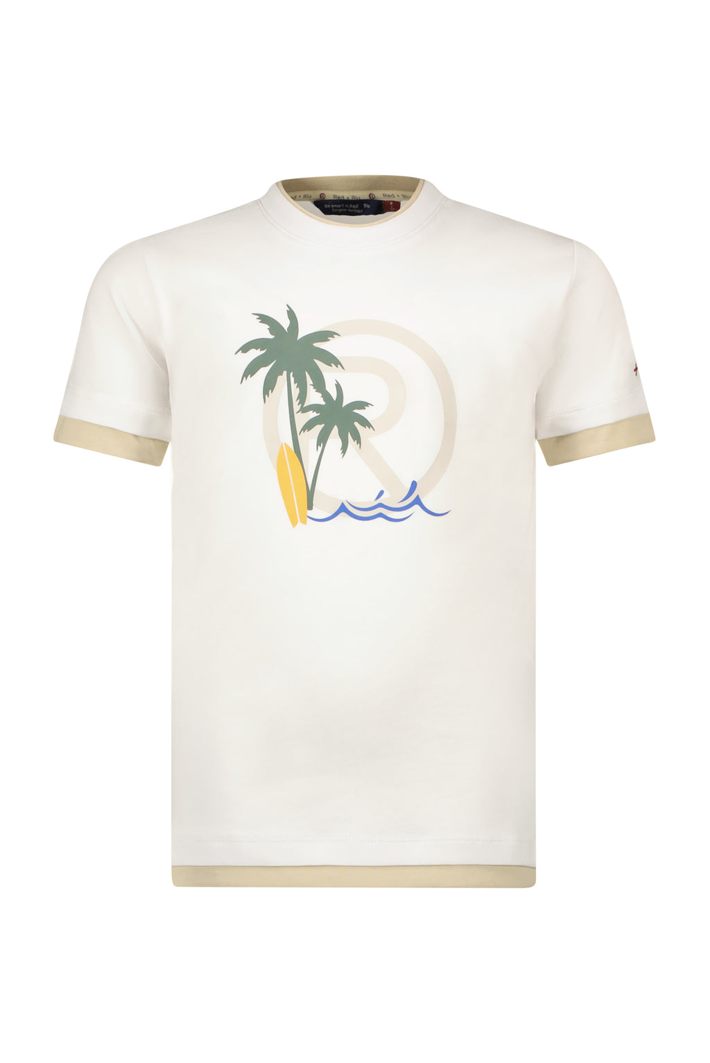 T-shirts korte mouw wit Red + Blu
