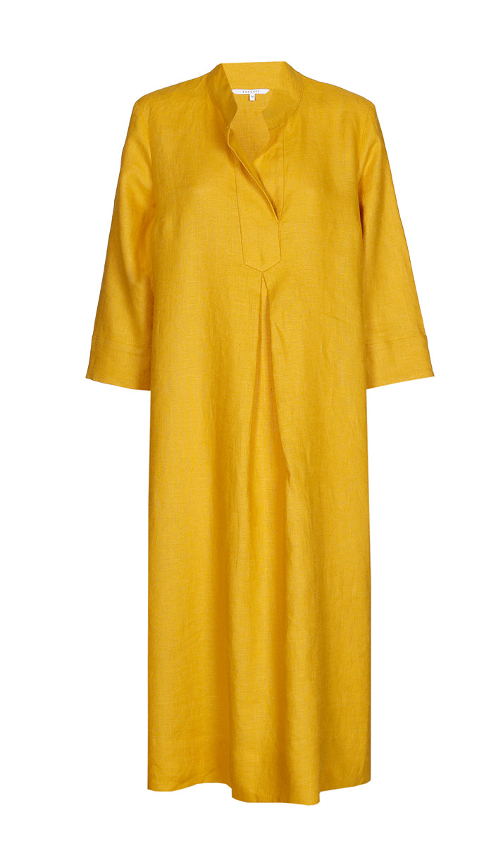 Jurken lange mouw geel Xandres