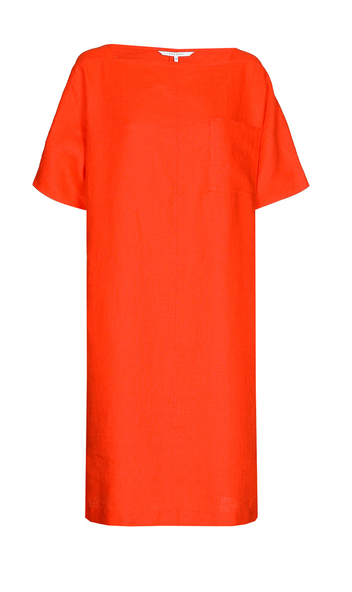 Jurken korte mouw rood Xandres