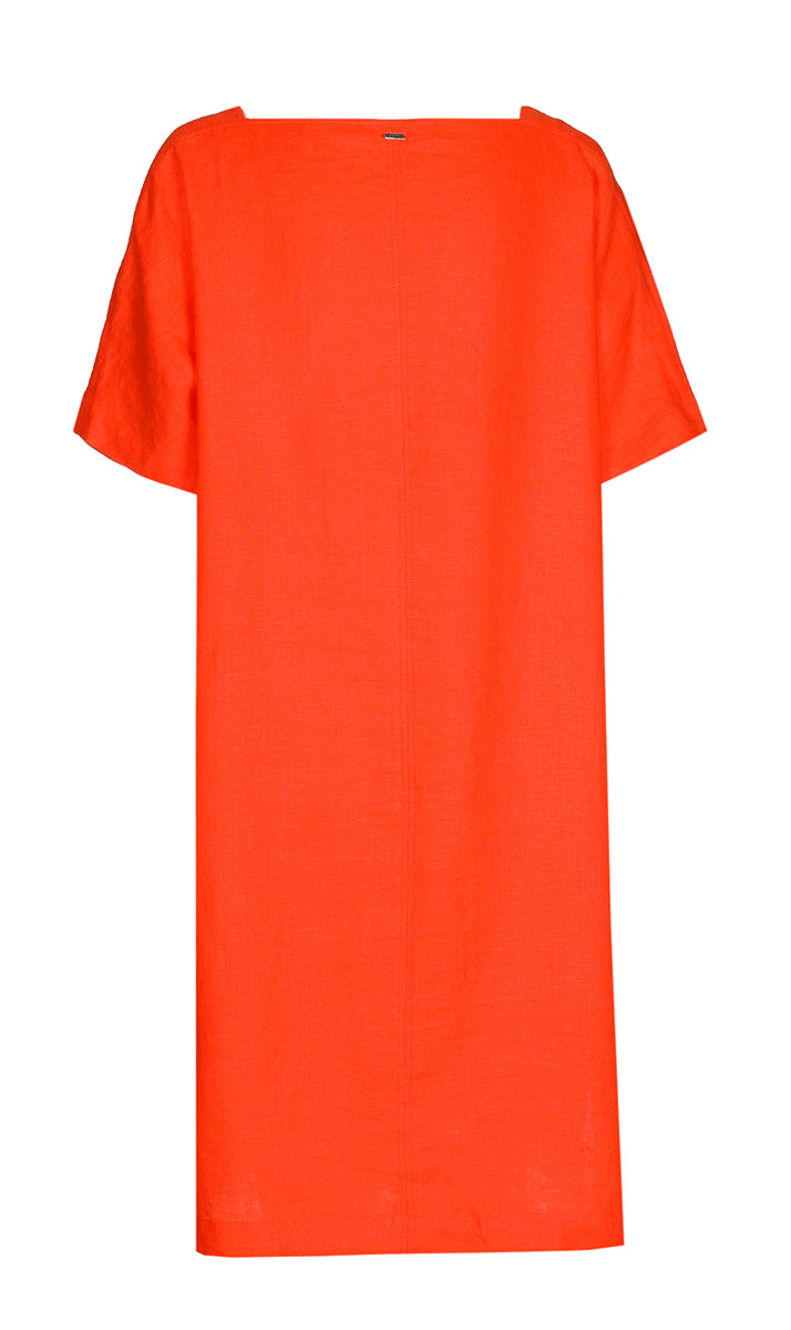 Jurken korte mouw rood Xandres