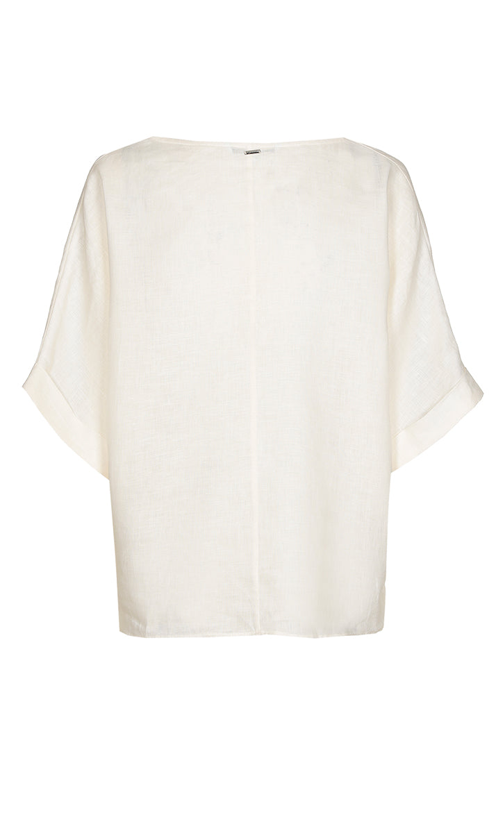 Blouses korte mouw beige Xandres