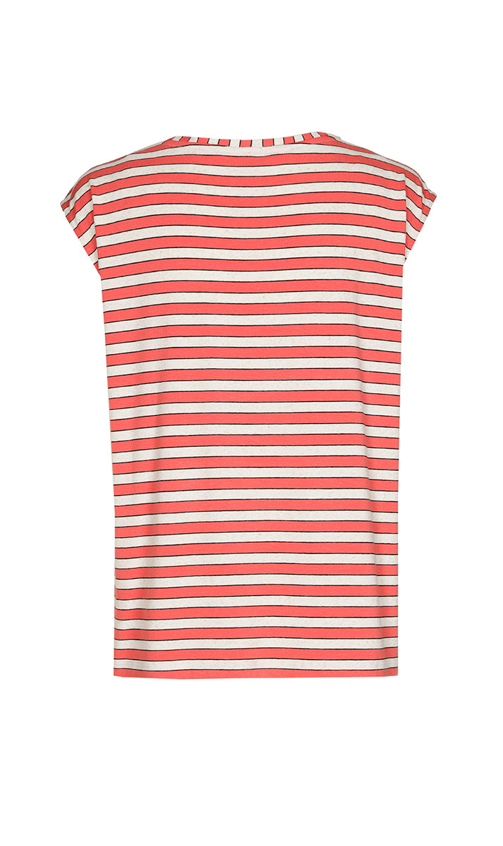 T-shirts korte mouw rood Xandres