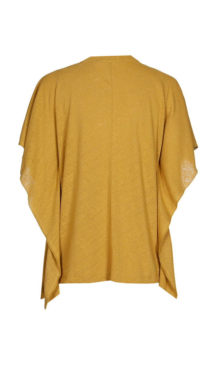 T-shirts korte mouw geel Xandres