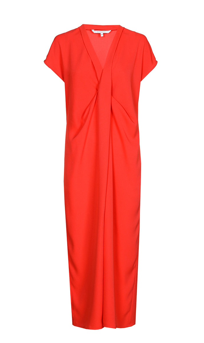 Jurken korte mouw rood Xandres