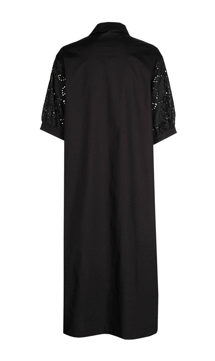 Jurken lange mouw zwart Xandres