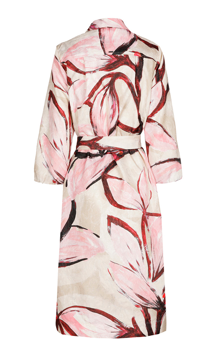 Jurken lange mouw roze Xandres