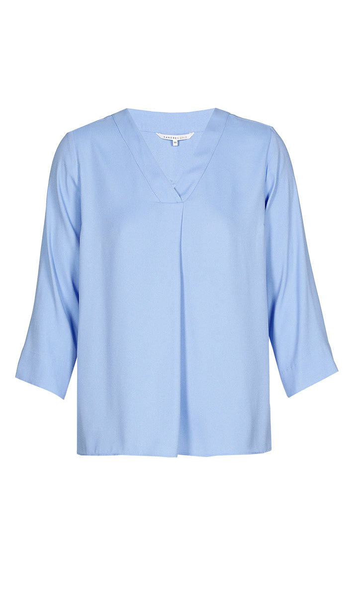 Blouses lange mouw blauw Xandres Gold