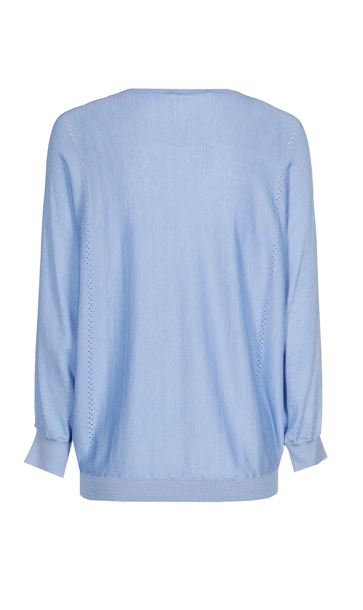 Pulls blauw Xandres