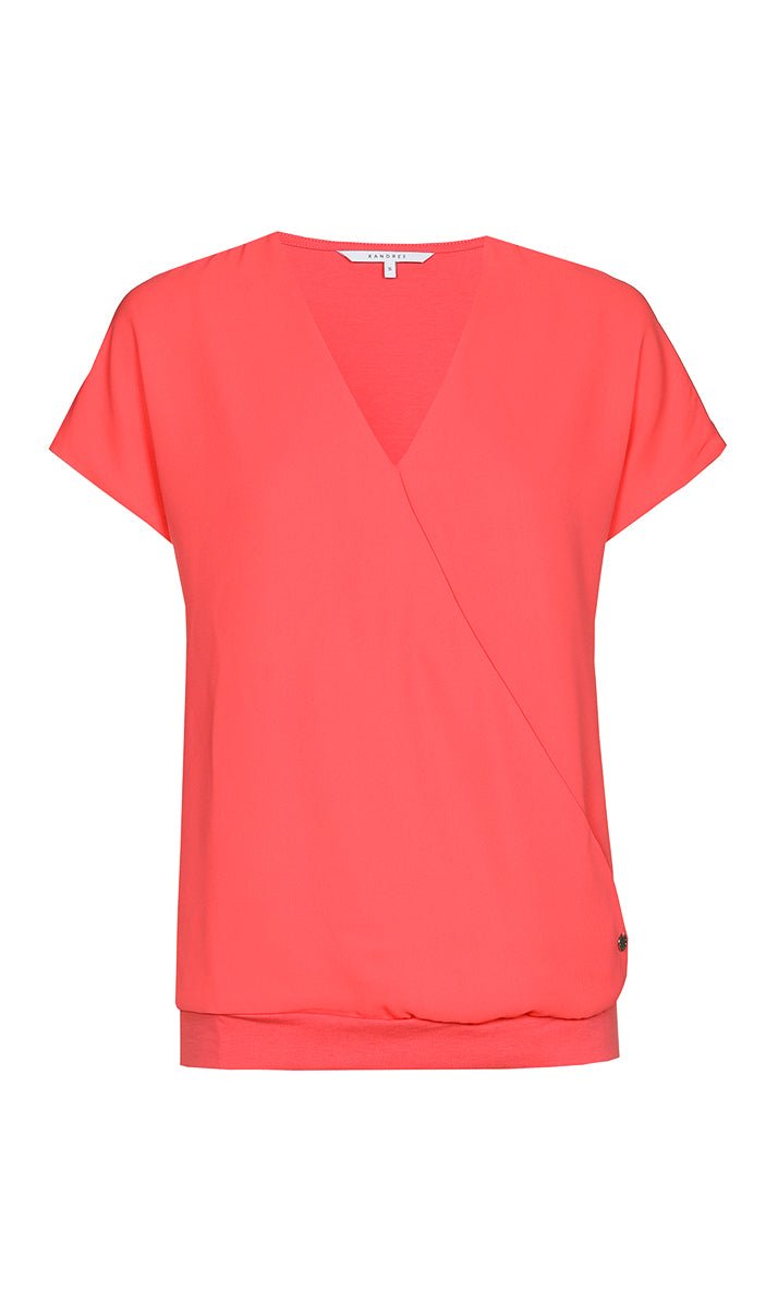 T-shirts korte mouw roze Xandres