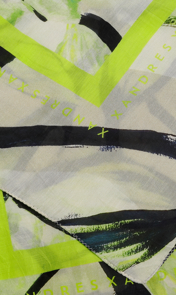 Sjaals groen Xandres