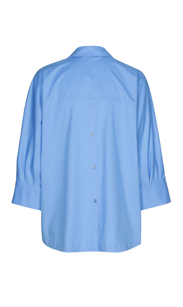 Blouses lange mouw blauw Xandres