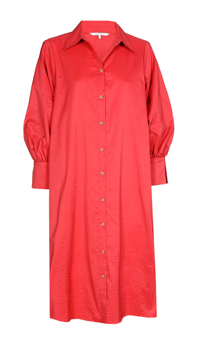 Jurken lange mouw rood Xandres