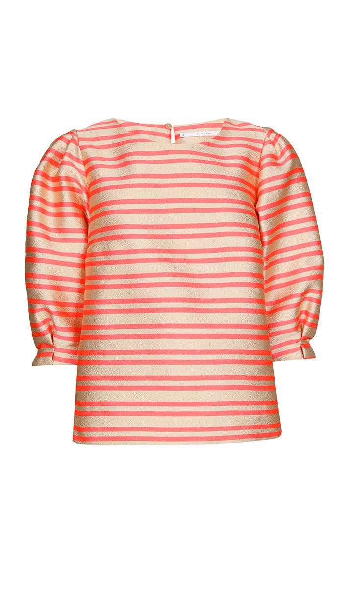 Blouses korte mouw roze Xandres