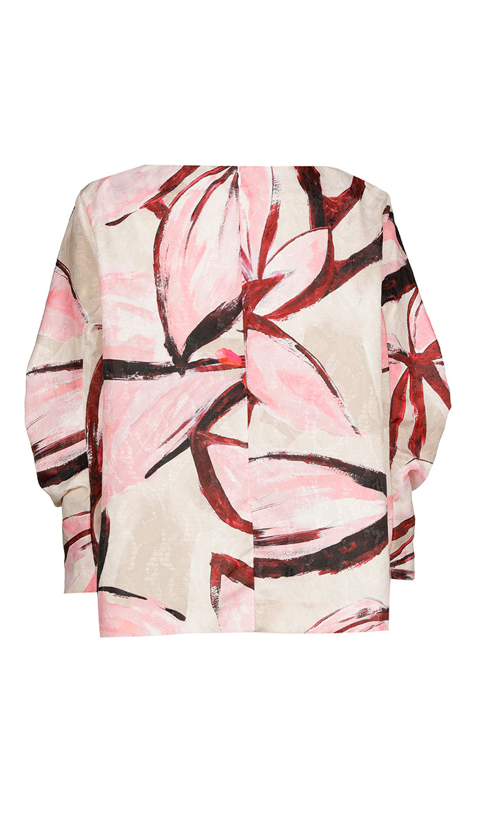 Blouses lange mouw roze Xandres