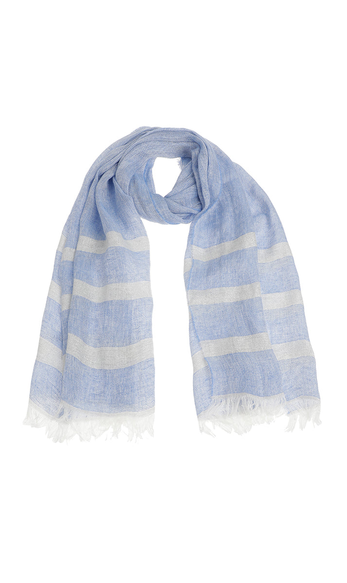 Sjaals blauw Xandres