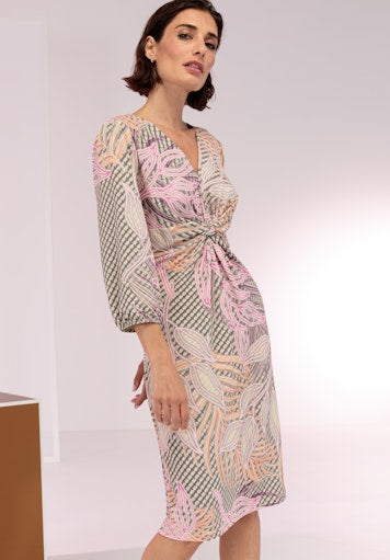 Jurken korte mouw rood Bianca