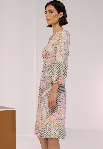 Jurken korte mouw rood Bianca