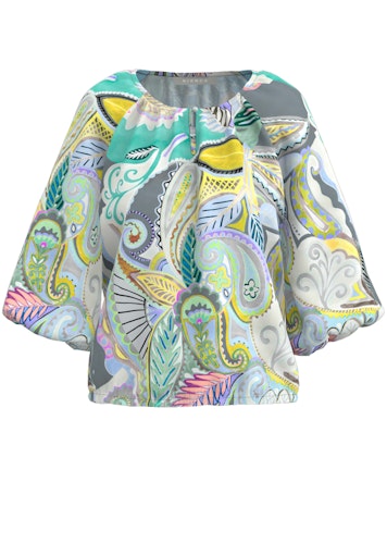 Blouses lange mouw groen Bianca