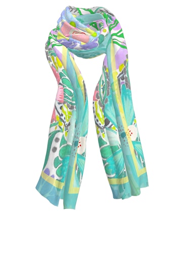 Sjaals groen Bianca