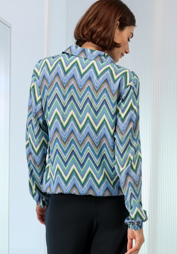 Blouses lange mouw groen Bianca