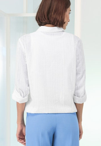 Blouses lange mouw wit Bianca