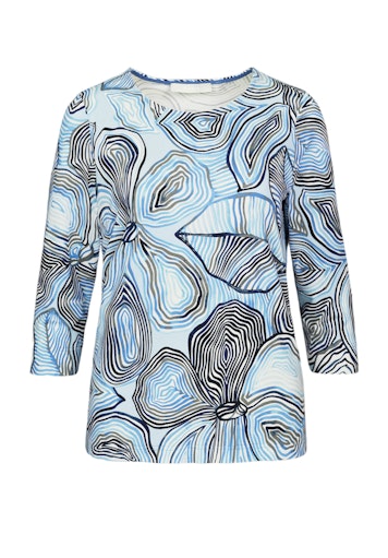 T-shirts lange mouw blauw Bianca