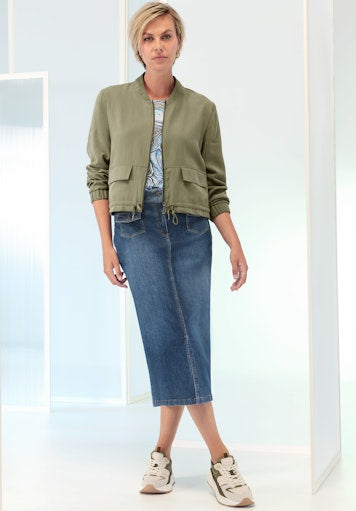 T-shirts lange mouw blauw Bianca